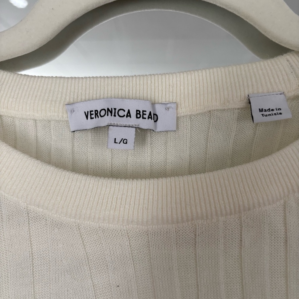 Veronica Beard merino wool crew neck sweater - Picture 4 of 4